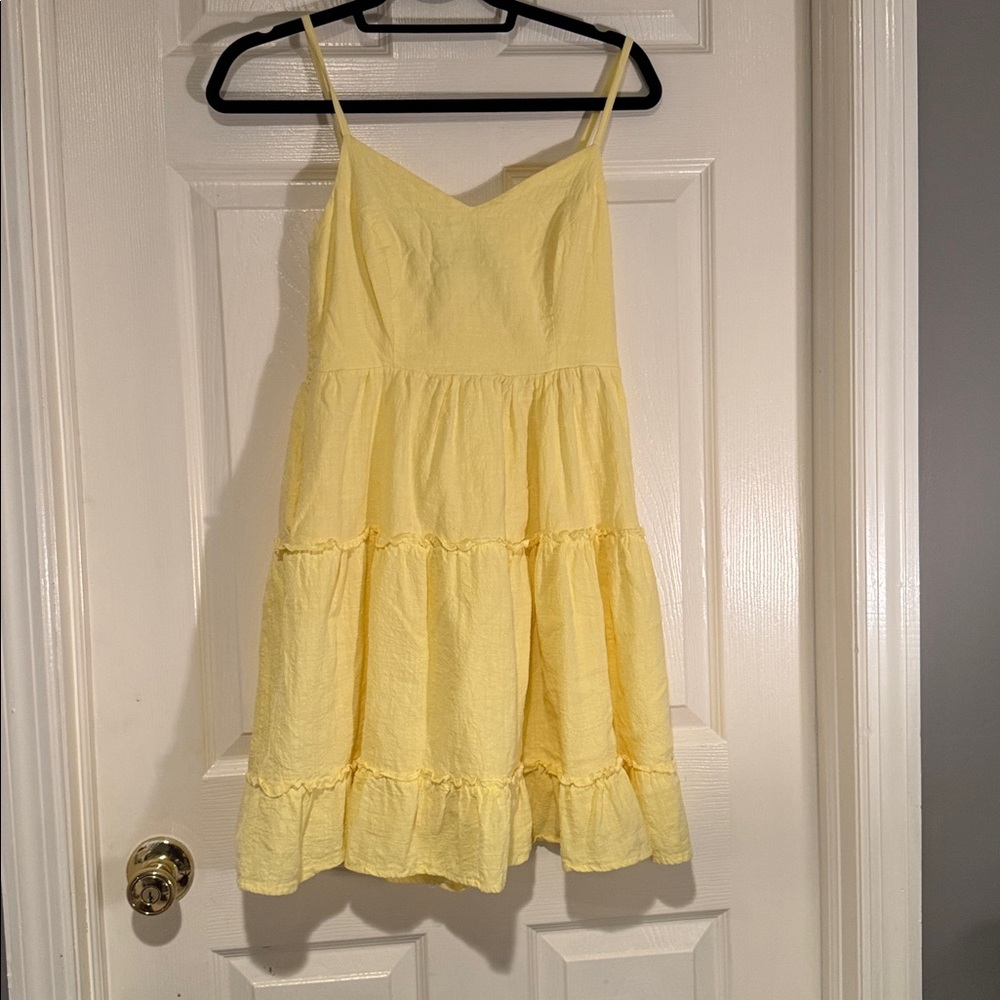 Yellow Tiered Sundress